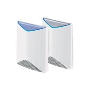 NETGEAR Orbi Pro Tri-Band (SRK60B04) | 4-Pack Includes 1 Router & 3 Wall-Mount Satellites