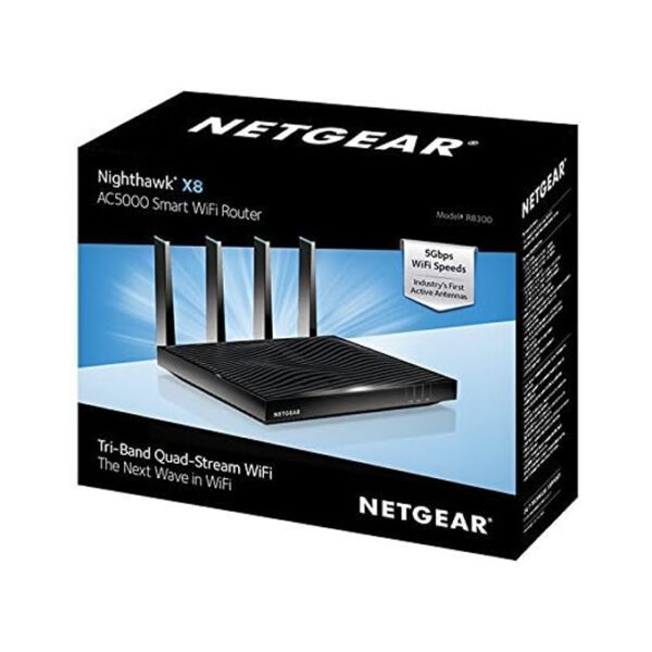 NETGEAR Nighthawk X8 AC5000(R8300) Tri-band WiFi Router - Image 3