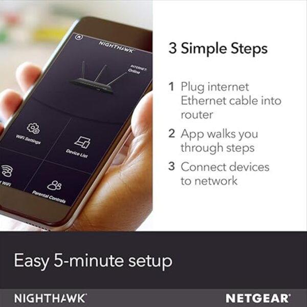 NETGEAR Nighthawk X4S Smart WiFi Router (R7800) - Image 4