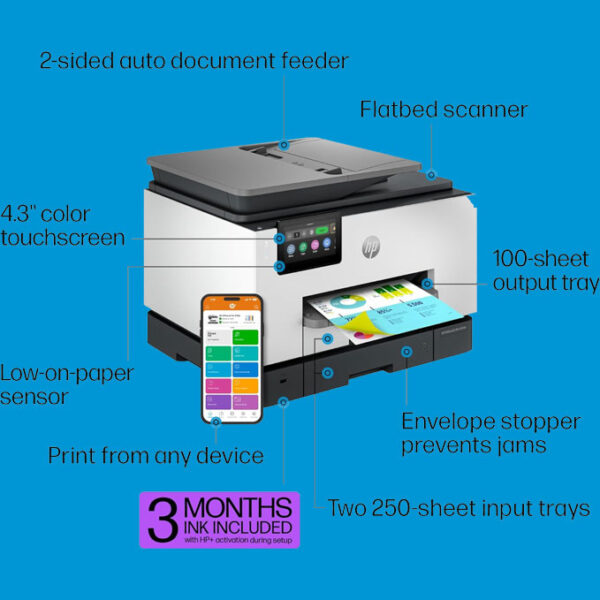 HP OfficeJet Pro 9135e All-in-One Printer - Image 3