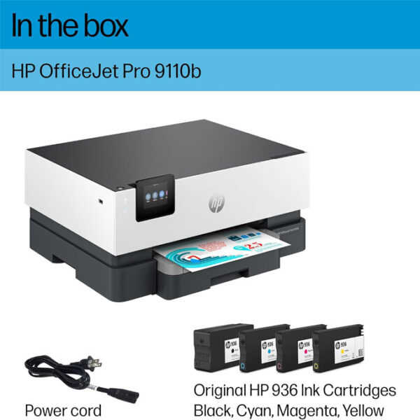 HP OfficeJet Pro 9110b Wireless Printer - Image 2