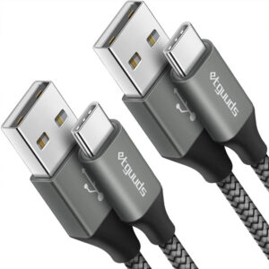 etguuds USB A to Type C Cable 3ft, 2-Pack