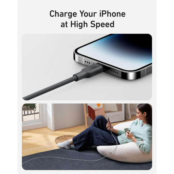 Anker USB C to Lightning Cable[6FT] - Image 2